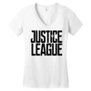 justice league Women's V-Neck T-Shirt
