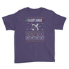 sagittarius christmas ugly sweater Youth Tee