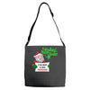 heapy new year funny santa claus christmas Adjustable Strap Totes
