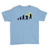 goku evolution (black) Youth Tee