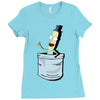 mr. poopybutthole Ladies Fitted T-Shirt