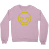 evil smiley emoticon Crewneck Sweatshirt