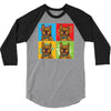 pop art 3/4 Sleeve Shirt