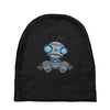 sad robot Baby Beanies