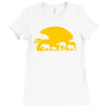 walker across Ladies Fitted T-Shirt