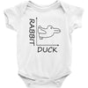 rabbit duck Baby Bodysuit
