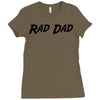 rad dad Ladies Fitted T-Shirt