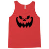 evil pumpkin face halloween costume Tank Top
