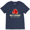 meat is murder tasty tasty murder V-Neck Tee