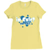im cute no shit baby Ladies Fitted T-Shirt