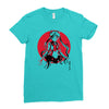 pretty guardian sumi e Ladies Fitted T-Shirt