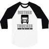 mother trucker doing the school run 3/4 Sleeve Shirt