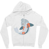 fish color Zipper Hoodie
