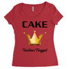 cake fashion nugget Women's Triblend Scoop T-shirt