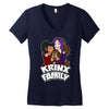 krinx family Women's V-Neck T-Shirt