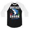 brother shark doo doo doo family matching 3/4 Sleeve Shirt