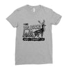 I Like Big Bucks And I Cannot Lie Ladies Fitted T-Shirt