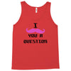 i mustache you a question pink mustache Tank Top