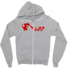 rolling into battle Zipper Hoodie