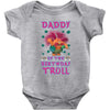 birthday troll daddy Baby Bodysuit