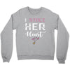 i stole her heart couple Crewneck Sweatshirt