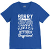 This Girl Is Taken By A Super Sexy October Boyfriend V-Neck Tee