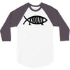 evolve t shirt small funny evolution science atheist darwin atheism fi 3/4 Sleeve Shirt