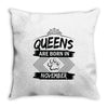 Queens Are Born In November Throw Pillow