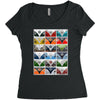 vw camper van fronts, ideal gift or birthday present Women's Triblend Scoop T-shirt