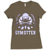 not the average gym otter Ladies Fitted T-Shirt