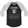 gemini christmas ugly sweater 3/4 Sleeve Shirt