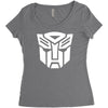 autobots printed Women's Triblend Scoop T-shirt