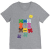 puzzled V-Neck Tee