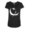 On The Moon Maternity Scoop Neck T-shirt