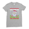 most wanted beard man this christmas Ladies Fitted T-Shirt