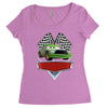 chick hicks Women's Triblend Scoop T-shirt