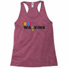 crazy for walking Racerback Tank