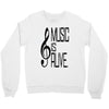 music lover Crewneck Sweatshirt