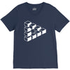 sheldon dreieck big bang theory triforce illusion 3d nerd fun usa V-Neck Tee