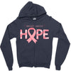 breast cancer hope Zipper Hoodie