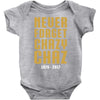 Never Forget Chazy Chaz Baby Onesie