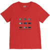 WE DON'T BELIEVE WHAT'S ON TV V-Neck Tee