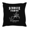 Schrute Farms Throw Pillow