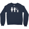 bla bla bla  fun shirt herrentag kult Crewneck Sweatshirt