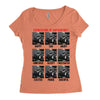 expressions of captain holt Women's Triblend Scoop T-shirt