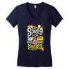 i was hungry2 Women's V-Neck T-Shirt