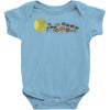 planetary chatter vectorized Baby Onesie