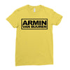 armin van buuren black logo Ladies Fitted T-Shirt
