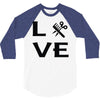 love hairstylist 3/4 Sleeve Shirt