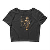 marilyn monroe machine gun gangster 100% cotton Crop Top